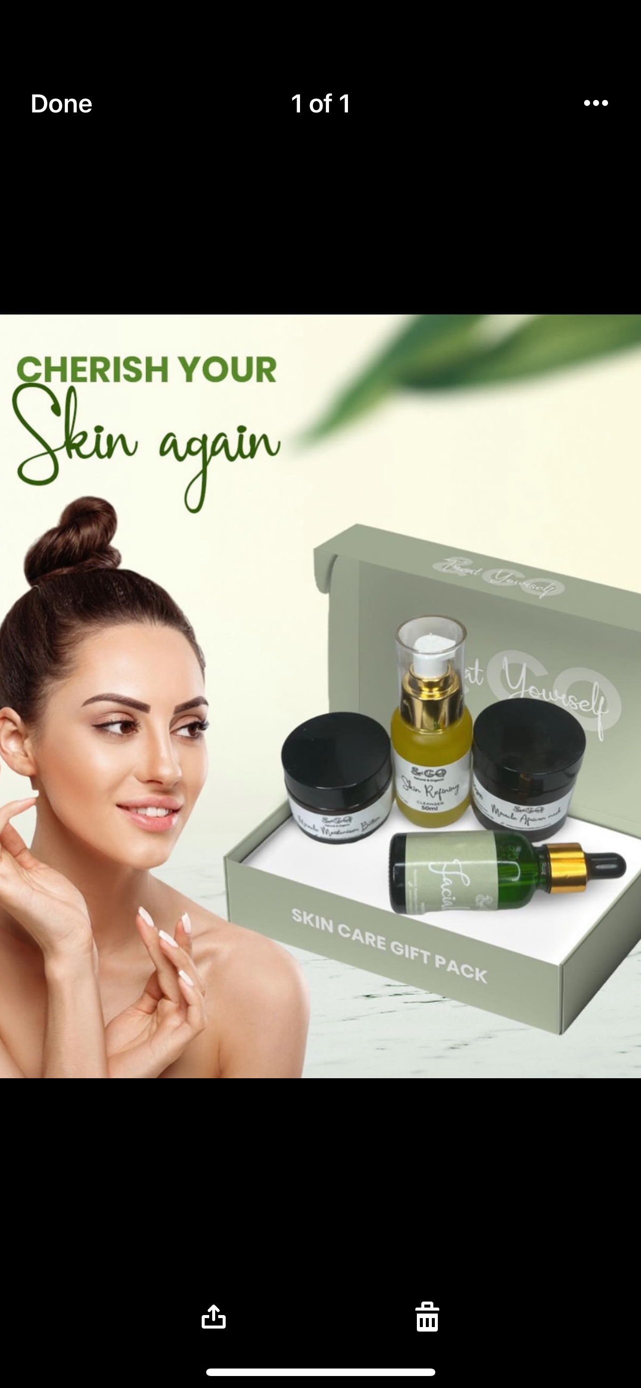 Organic skin care bundle